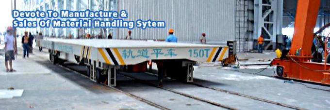 80トンの産業物品取扱いのための柵によって導かれる頑丈な柵の移動のカート
