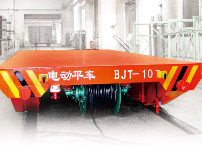 無蓋貨車のケーブル ドラムのトロリー電気無軌道のカートの移動のカートを採鉱するBJTのタイプ重負荷