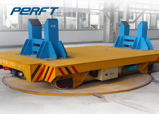 120 Ton Steel Ladle Transfer Car Turntable For Industrial Material Handling