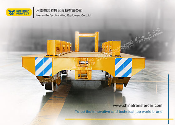 steel industry Material Transfer Cart trackless trailer towed by forklift