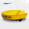Cross Rails Motorized Traverser Turntable 1-100T Yellow Color For Warehouse